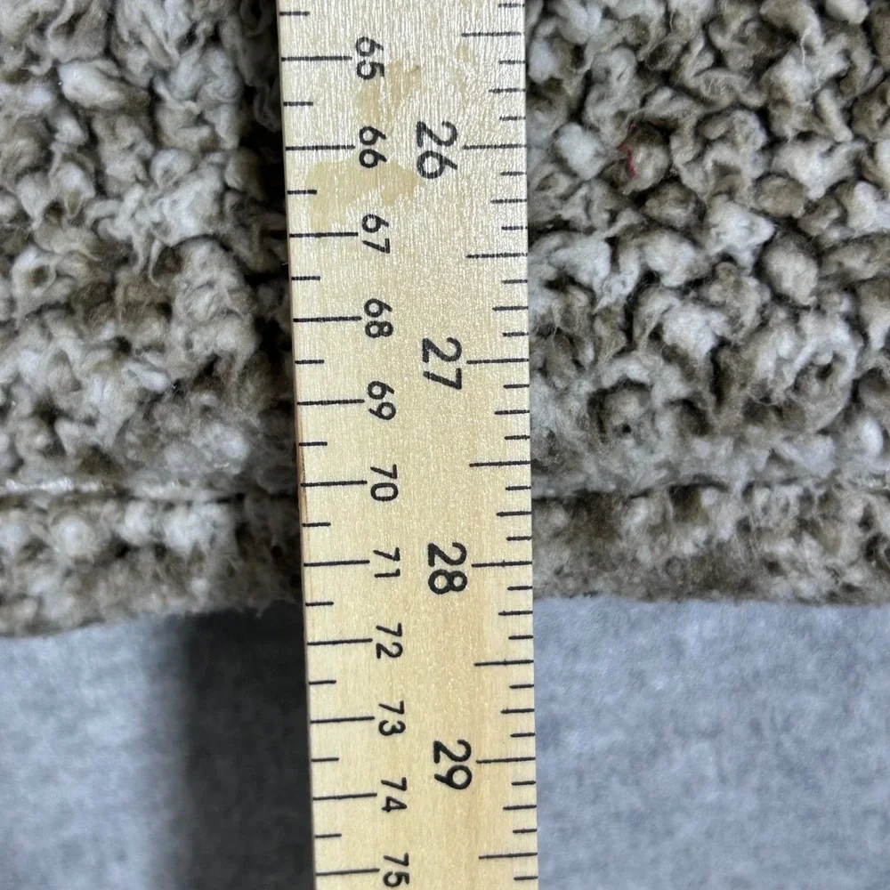 Cabin Fever Ramatex Sherpa Jacket Unisex Large Brown White Fleece Gorpcore Cozy
